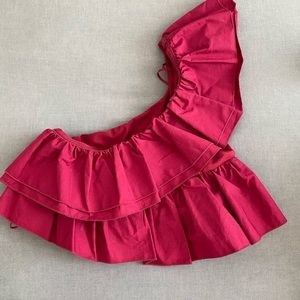 Fuchsia top from Zara